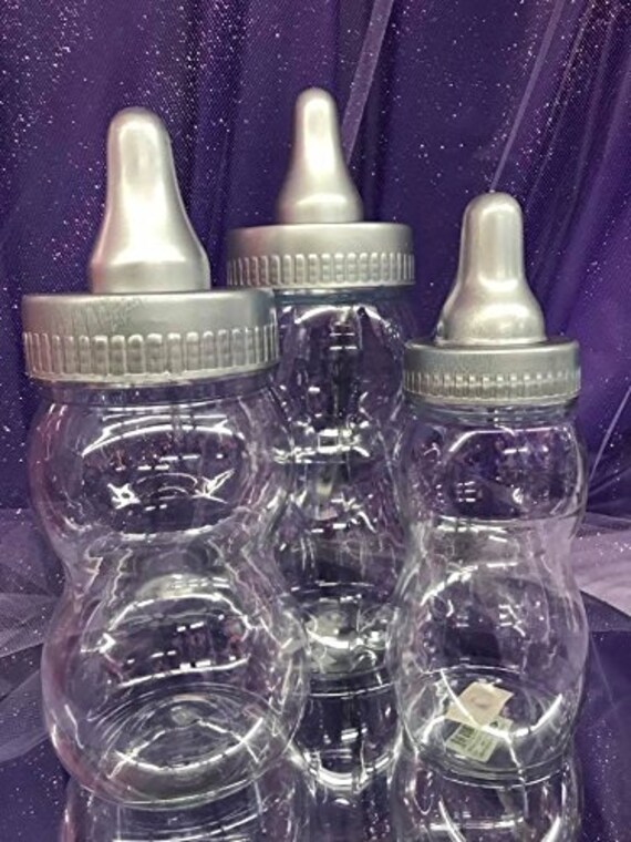 baby shower bottle centerpieces