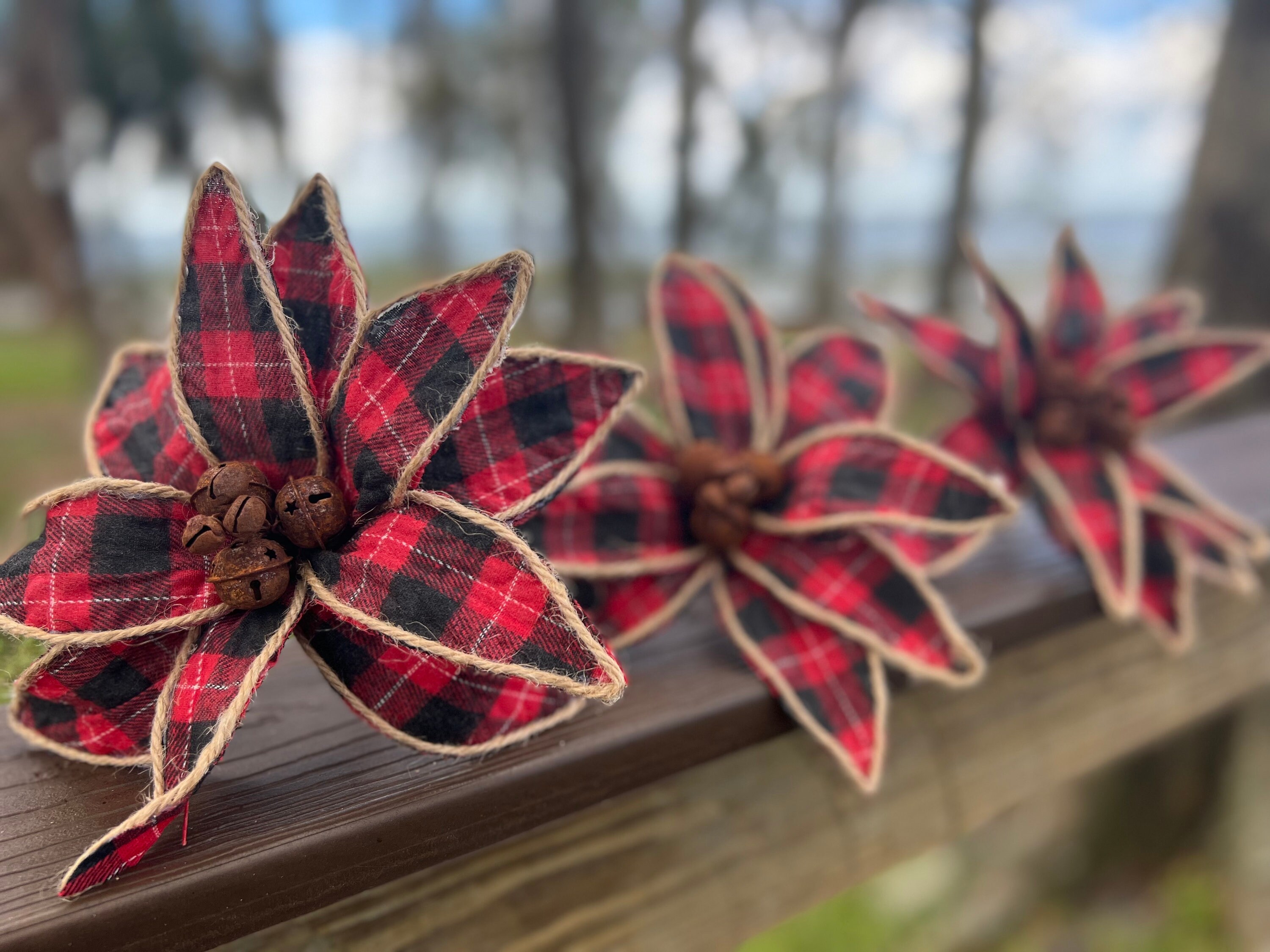 Plaid Monogram Flowers S00 - Holiday Gifts - Holiday Gifts for Him