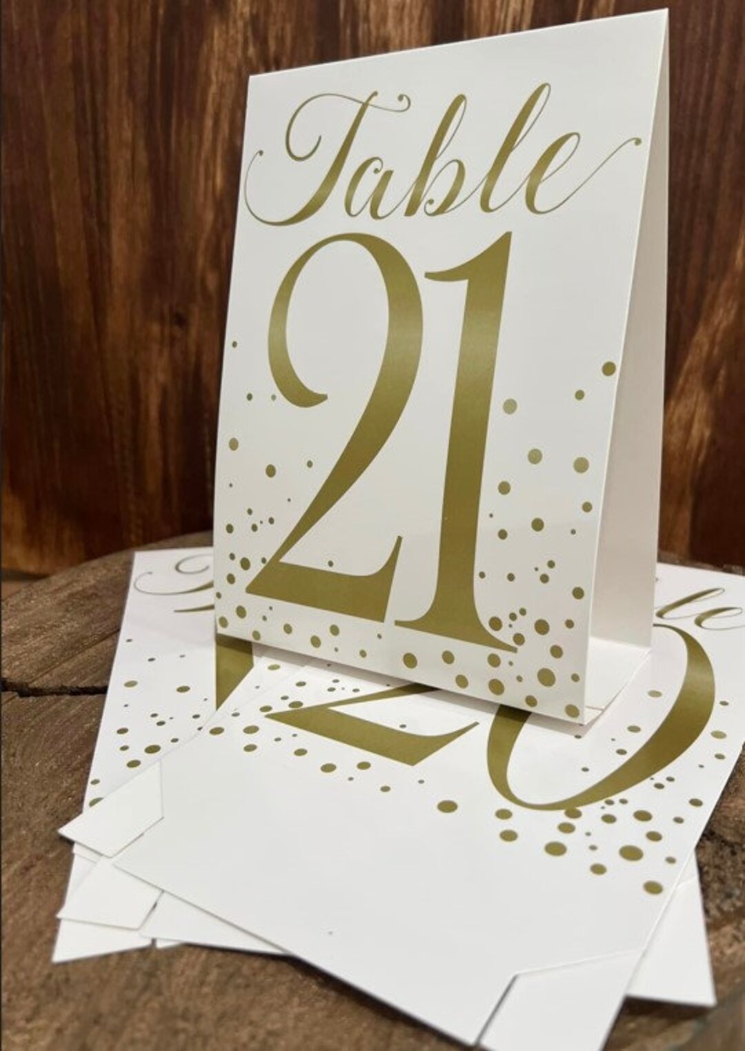 Elevate Your Tables: 21 Enchanting Table Number Tent Cards Place Card ...