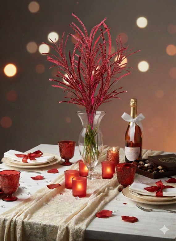 16 decorazioni natalizie a forma di stella di Natale artificiali