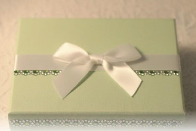 Luxury Self-Adhesive Rhinestone Trim: Elegant Embellishments for Guest Books, Keepsake Boxes, and Fine Crafts image 3