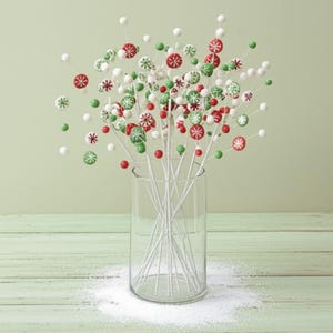 Mixed Candy Pick for Christmas Decoration - A Festive and Decorative Home Accent 18&quot;