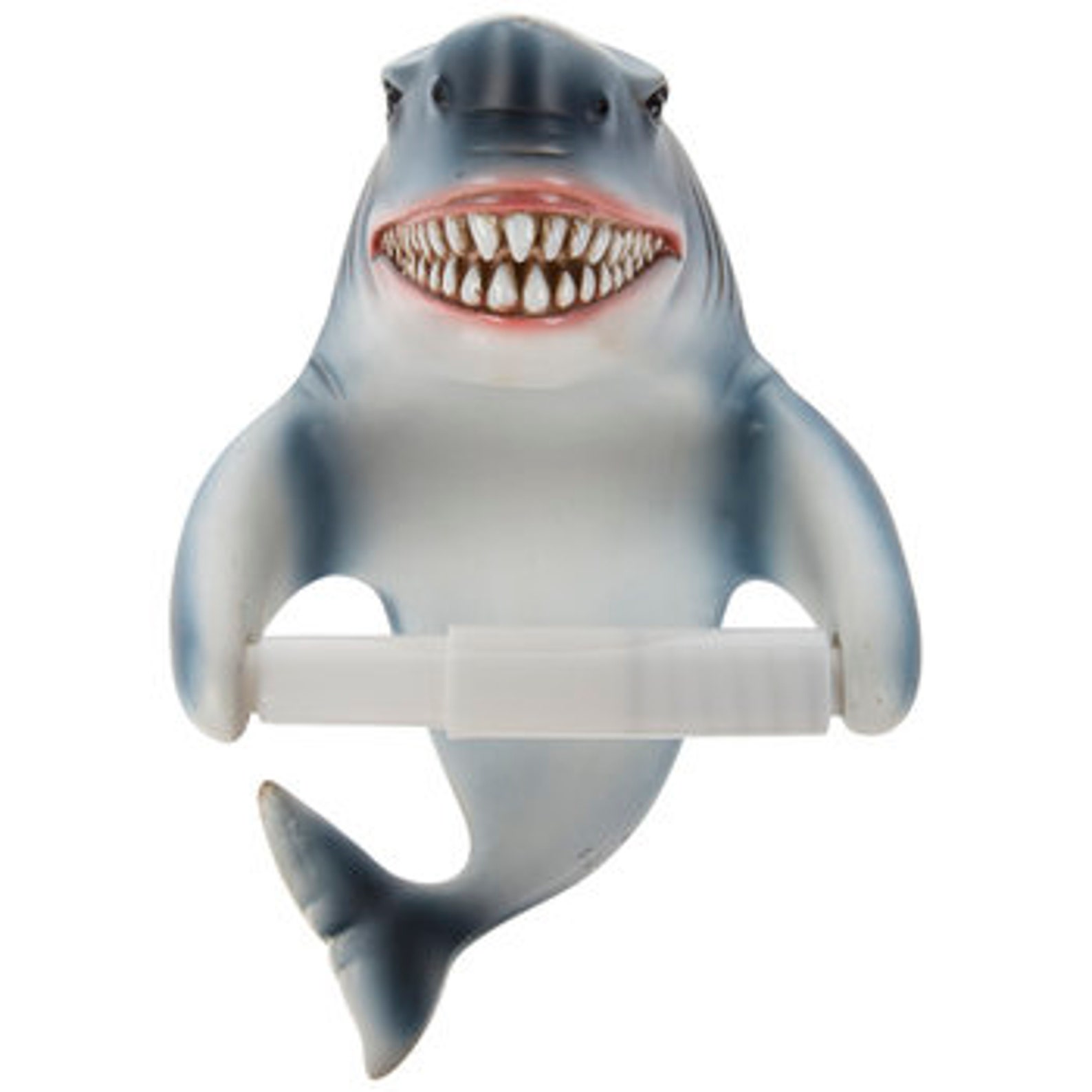 Shark Toilet Paper Holder Beach Nautical Coastal Decoration Etsy