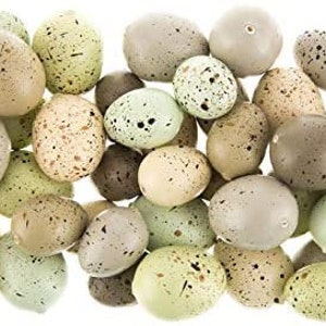 Natural Speckled Eggs Home Spring Decoration Pack