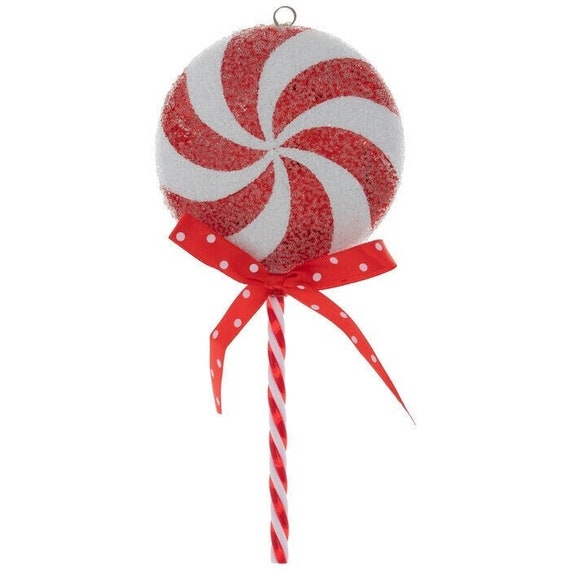 Peppermint Christmas Decor, Large Christmas Ornaments, Picks and