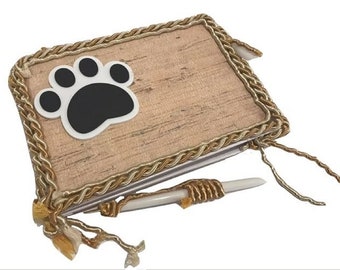 Puppy Dog Birthday Party Paw Theme signature Guest Book Keepsake Gift