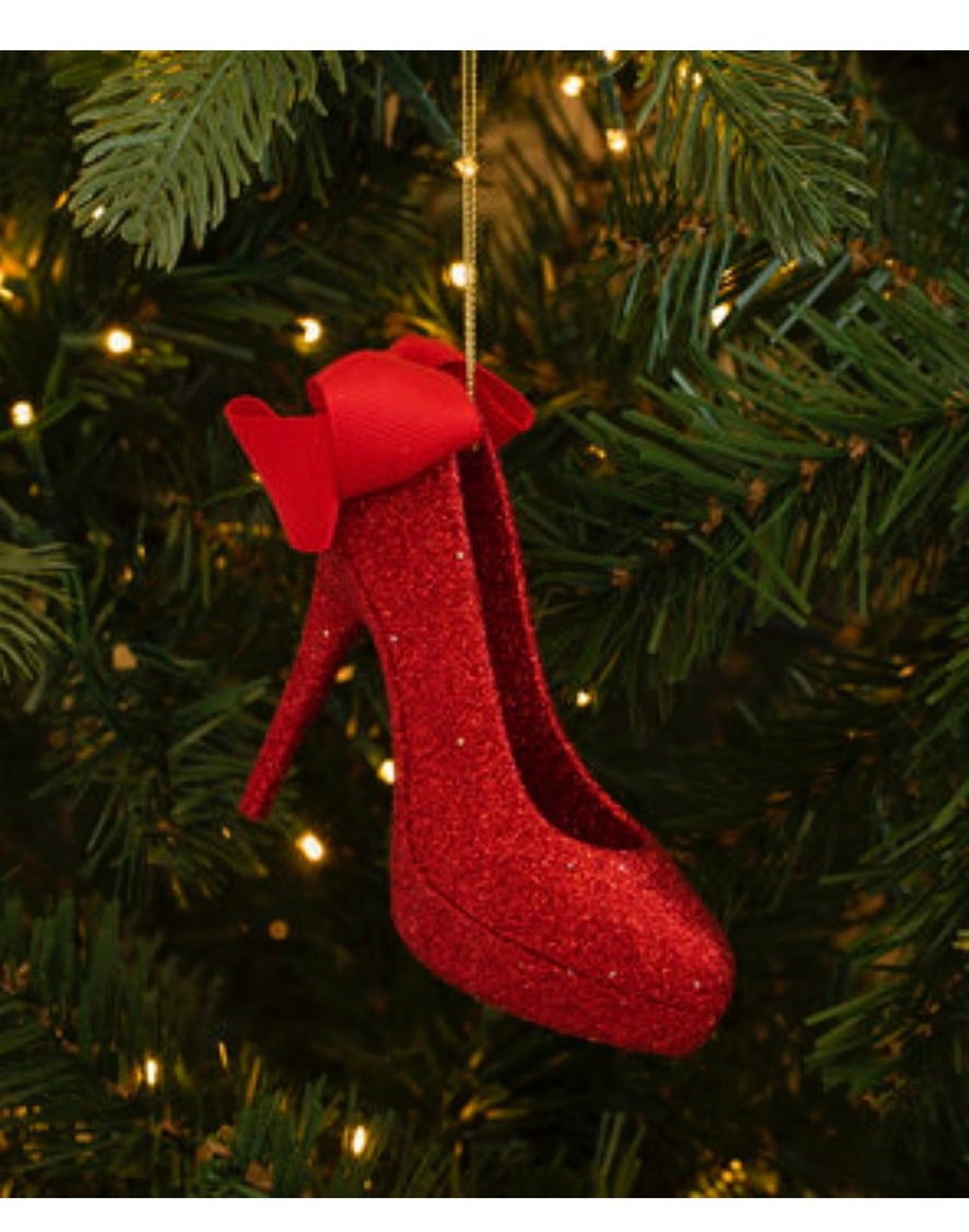 High Heel Christmas Ornaments 