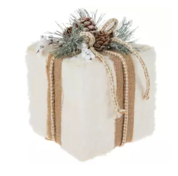 Faux christmas gift box Clearance