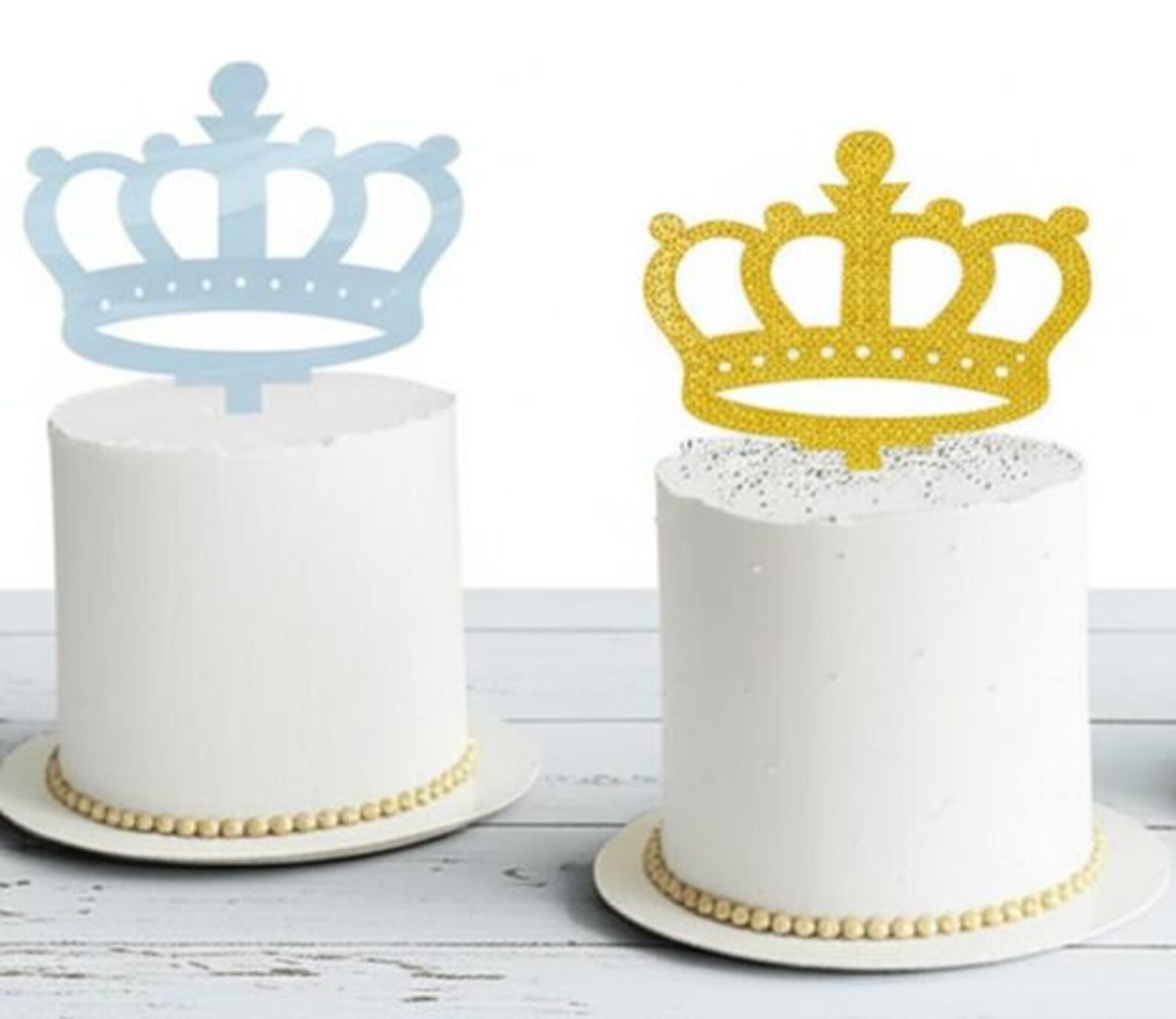 Plastic Crown Tiara Cake Topper Decorative Piece You Choose Color - Etsy