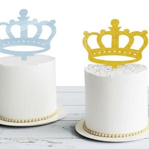 Kunststoff Krone Tiara Cake Topper Dekorative Stück Sie wählen Farbe