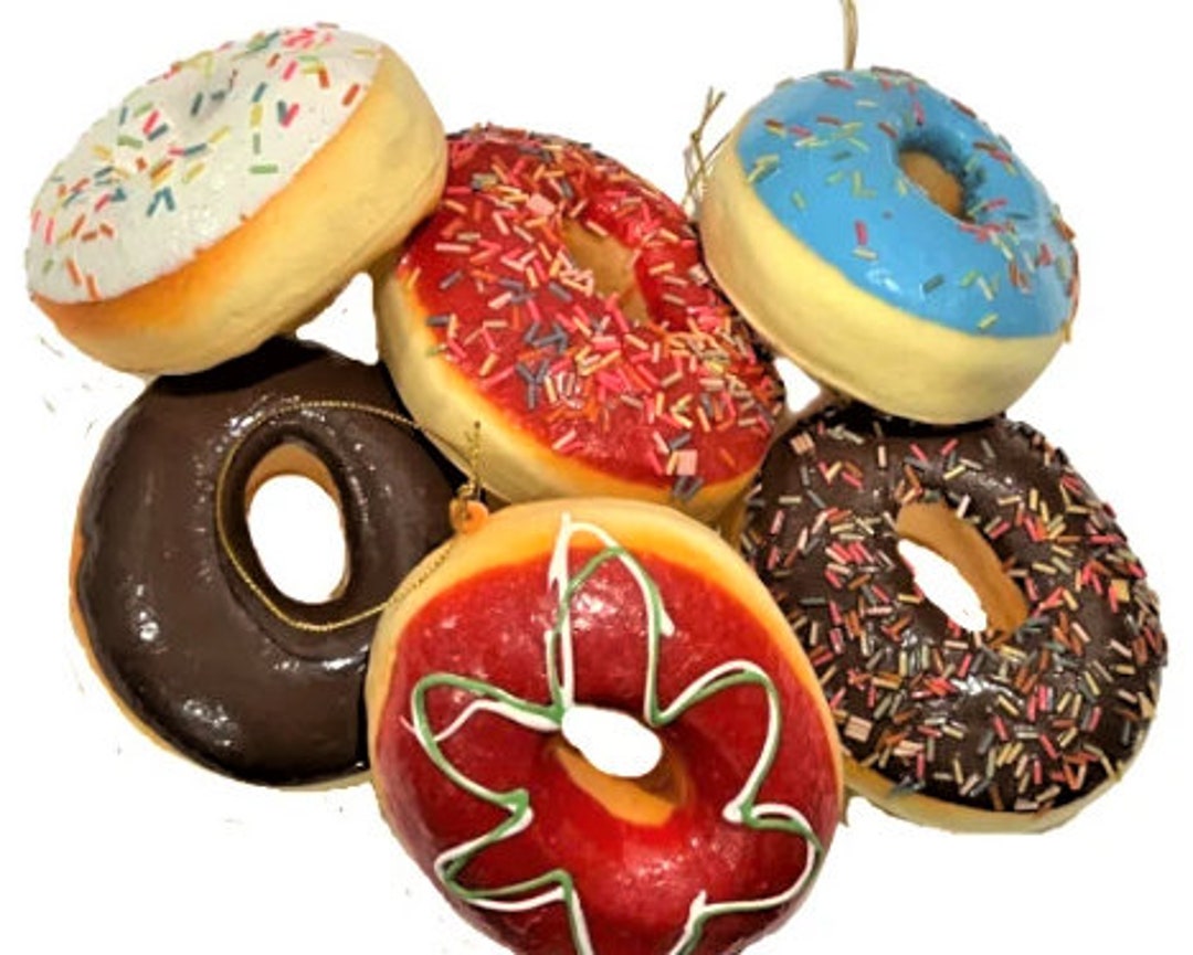 Real Life Size Donuts Doughnut Donut Simulation Food Bakery Window ...