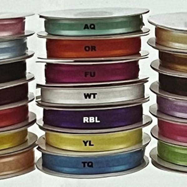 1 1/2" 25 Yard Roll Organza Ribbon Satin Edge Craft Diy Supplies