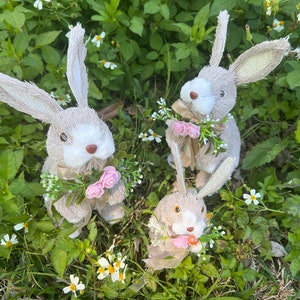 Easter Bunny Family, Easter Bunny, Easter Decor, Easter Bunny Decor, Easter Bunny Table Decor