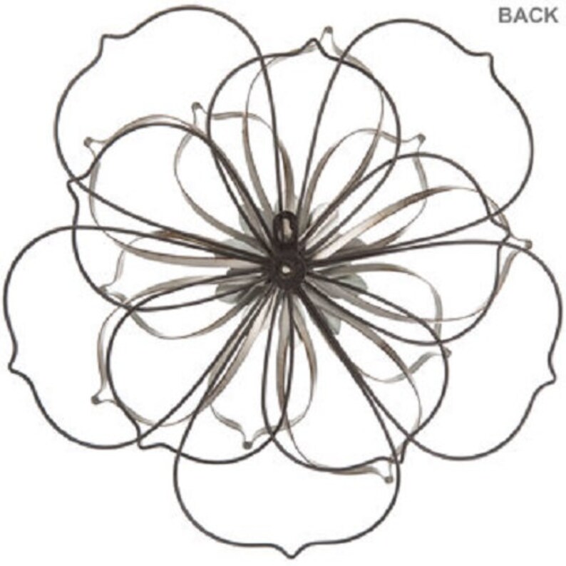 Starburst Flower Metal Wall Decoation Home Bedroom Living Room Etsy