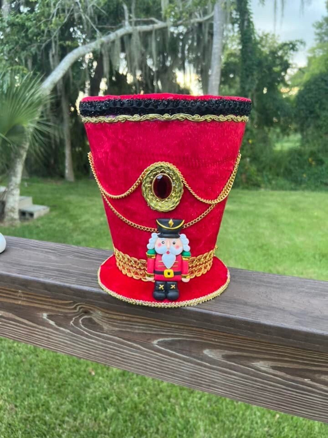 Nutcracker Top Hat Tree Topper Christmas Tree Topper Etsy