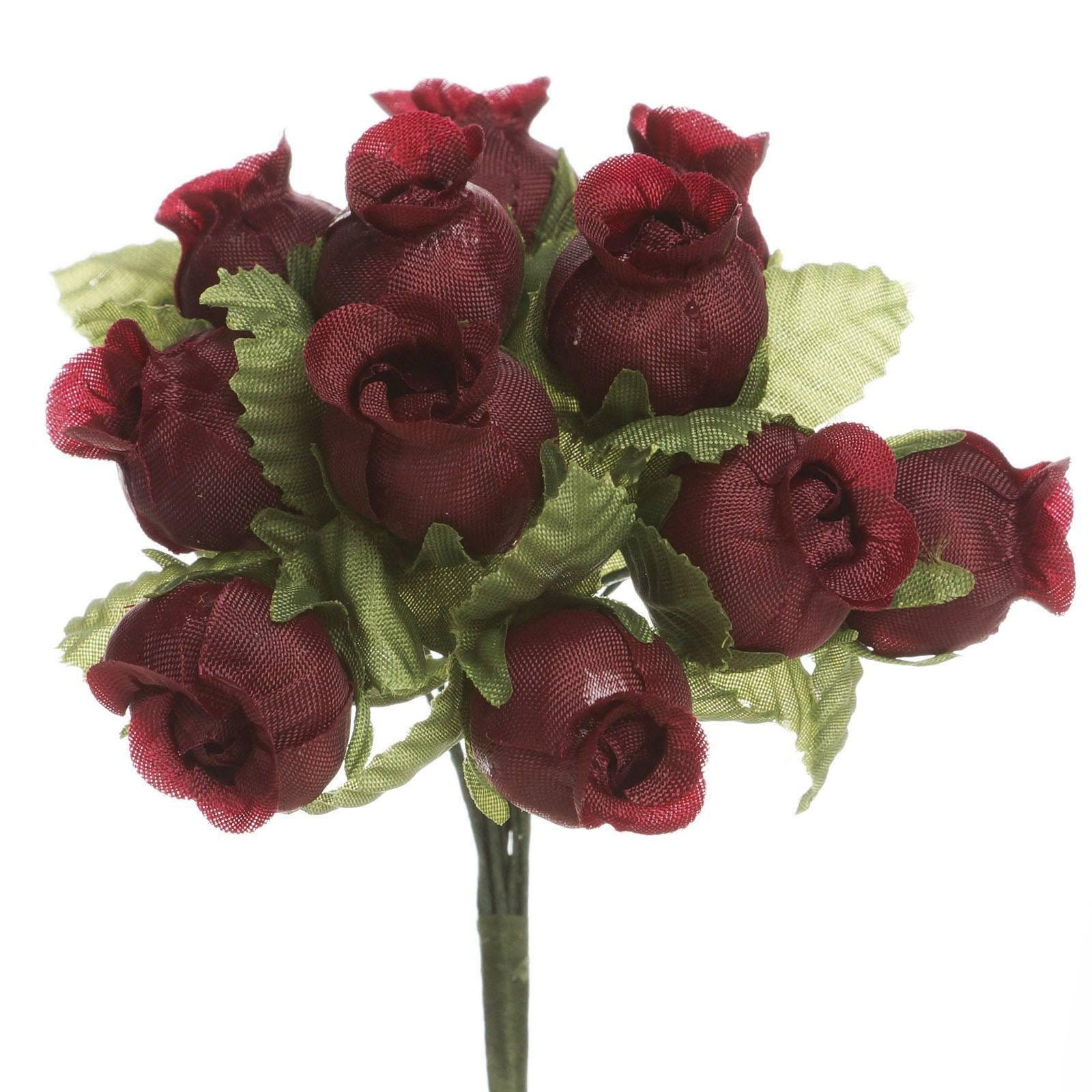 144 Poly Rose Buds Mini Poly Roses 12 Bunches Favor and Craft Etsy