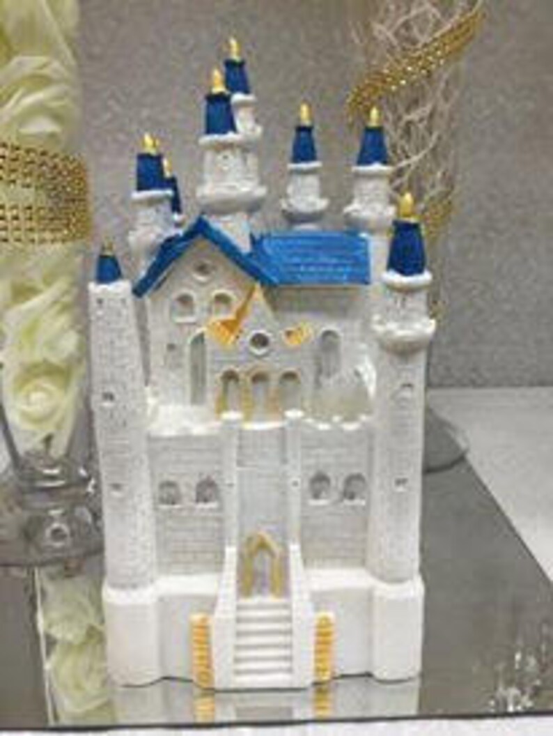 4 1/2 Fairytale Castle Cake Topper Centerpiece Keepsake Etsy