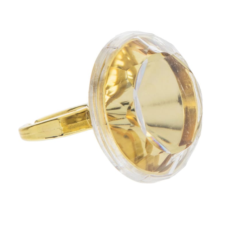 Princess Diamond Rings Party Favors - Gold Princess Party, Bridal ...