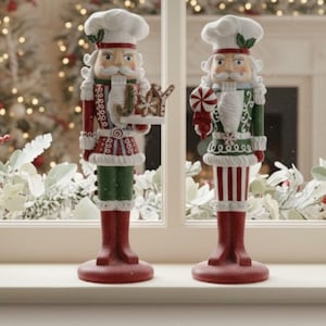 11.5" Resin Nutcracker Christmas Mantel Decoration Gift