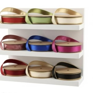 10 yd 1" Reversible Classic Velvet Wired Ribbon Everyday,  Holidays,  or Christmas Ribbon Choose Color Designer Quality