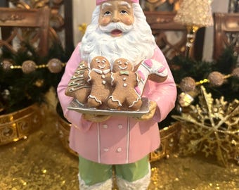 Décorations Noël En Bois Pain D'Épice - Figurines Pour Sapin, Cheminée, étagère