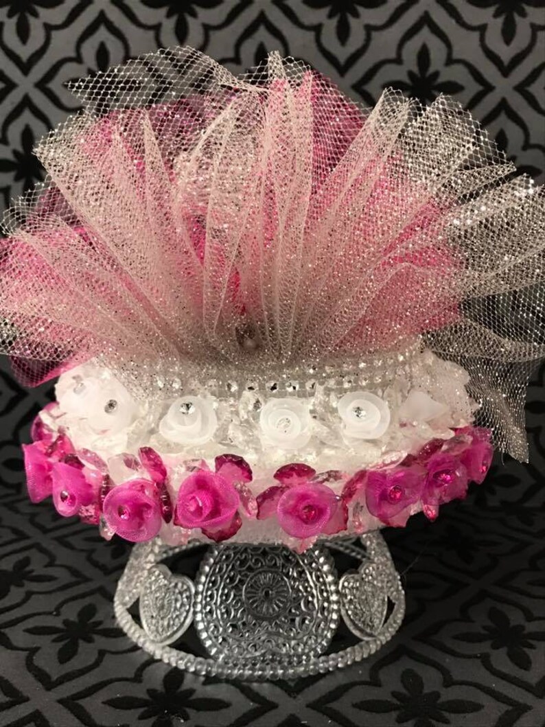 Glass High Heel Sweet 16 Sweet 15 Bridal Shower Birthday Cake Topper Centerpiece Gift Keepsake