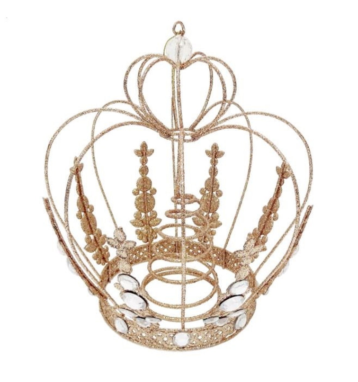 Stunning Silver or Gold Crown Tree Topper Christmas Decoration Etsy