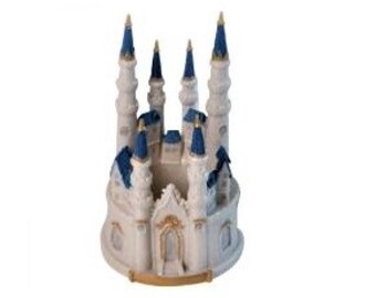 9" Fairy Tale Castle Cake Topper Centerpiece Mis Quince Baby Shower Sweet 16 Wedding