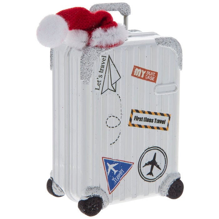 Suitcase Ornament Christmas Fun Travel Ornament Etsy Canada