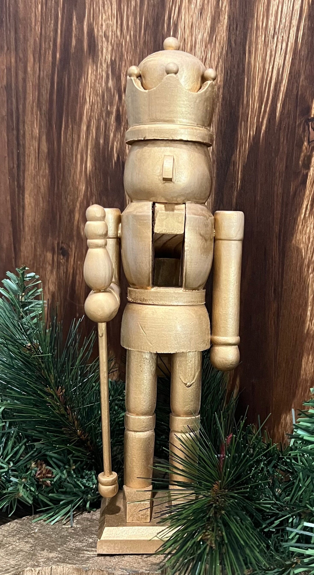 12 Gold Nutcracker With Staff Christmas Party Decor - Etsy
