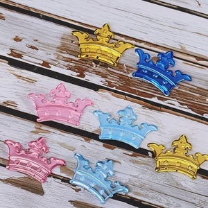 24 Crown Pink Charms Embellishment Princess Party Favors Decorating Charms Motives Capia Scrapbooking Favor Decorating Confetti