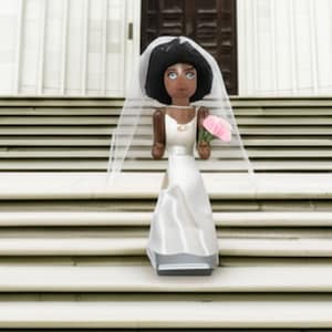 10&quot; Bride Nutcracker Home Christmas Mantel Decoration Gift Nutcracker