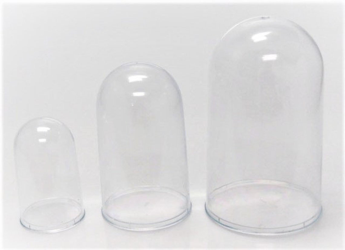Plastic Dome Case Display Centerpiece With Clear Base DIY Etsy