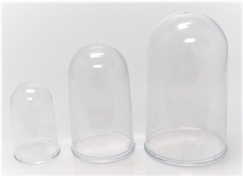 Plastic Dome Case Display Centerpiece With Clear Base DIY Etsy UK