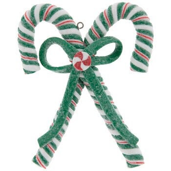 Spetebo bastoncini di zucchero commestibili al gusto di menta – 24 pezzi – decorazioni natalizie, addobbi per l'albero, pendenti, candy canes, dolciumi