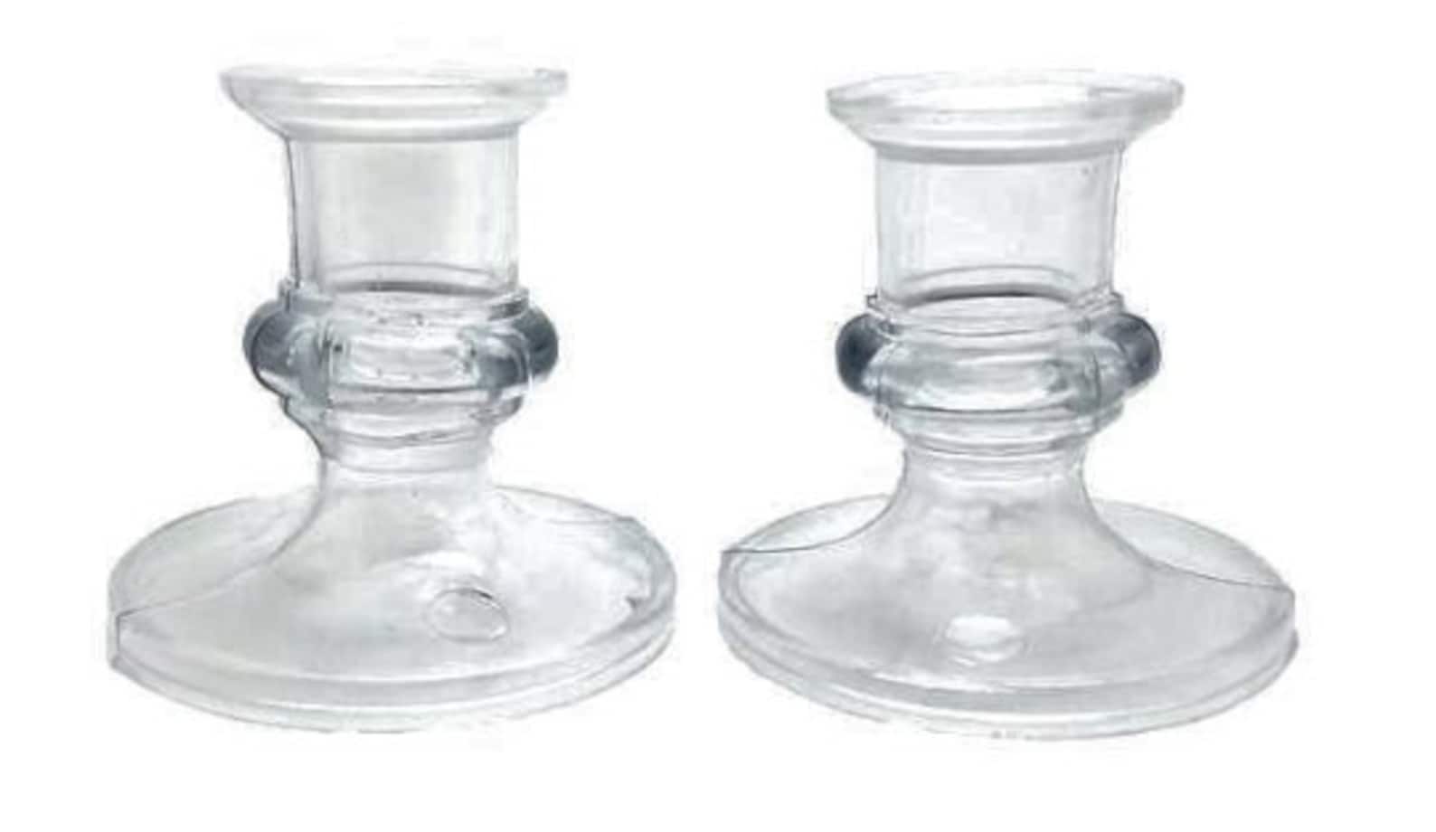 12 Plastic Acrylic Candle Holders for Taper Candles Gold Etsy