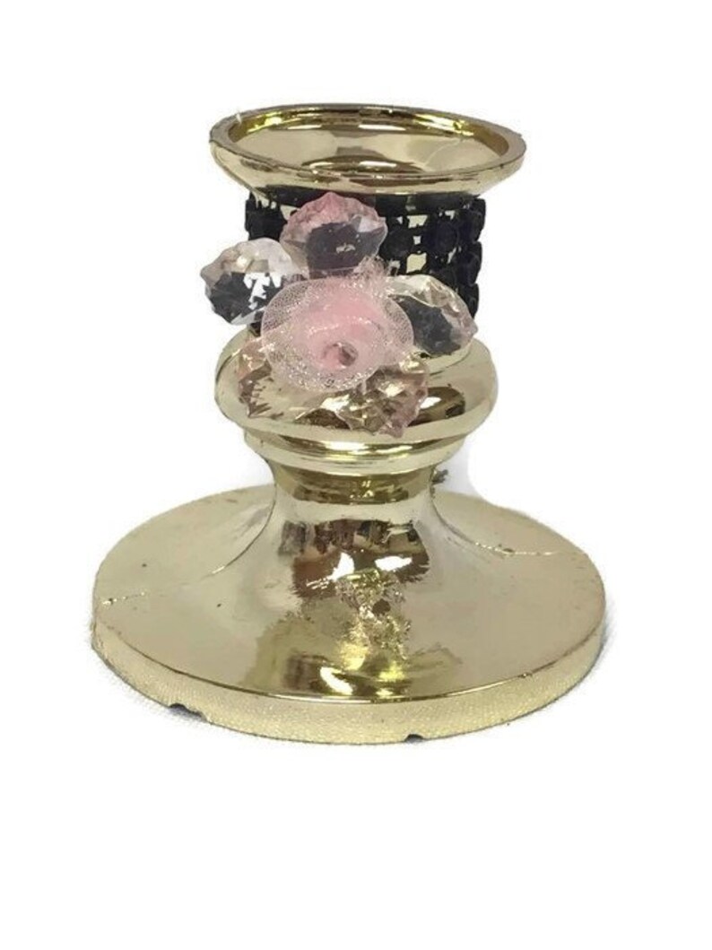 Gold Candle Plastic Holder for Sweet 16 or Mis Quince Favor Etsy