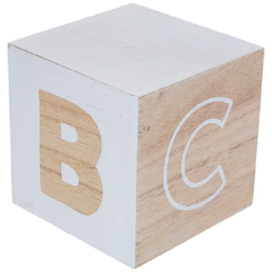 White Letters Wood Block Nursery Kids Room Home Decoration Etsy