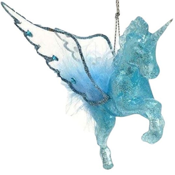 Unicorn Glitter Ornament Christmas Tree Decoration Holiday Decor May also be used for a Cake topper