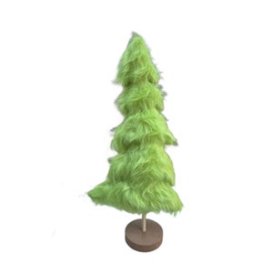 Green Furry Monster 18.5&quot; Christmas Tree