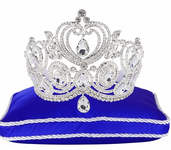 Birthday Princess Tiara Silver Crown Party Princess Tiara - Etsy display picture 1