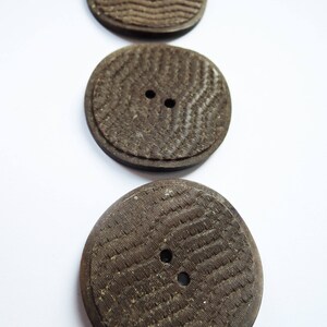 Unusual Rustic Looking Large Brown Vintage Buttons - Etsy