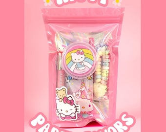 Kitty Birthday Party Favors, Kitty Party Bag, Party Favor, Cute Kitty Party, Kids Party Favors, Kitty Birthday Decorations, Girl Goodie Bags