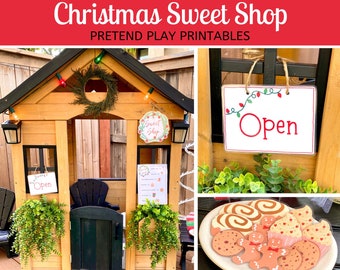 Christmas Sweet Shop Dramatic Play, Restaurant Dramatic Play, Pretend Play Printables, Preschool Printables, Play Money, Kids Role Play, Pdf