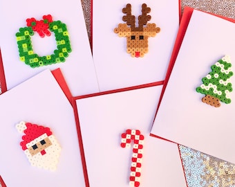 Handmade Christmas Cards: Classic Holiday Cards, Set of 5