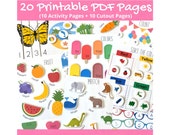 Busy Book, Busy Book Printable, Toddler Busy Book, Learning Book, Activity Book, Learning Binder, Preschool, Homeschool, Digital Download