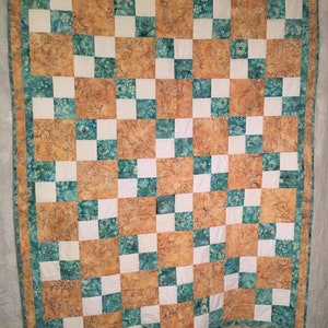 Baby quilt Sand & Sea Theme