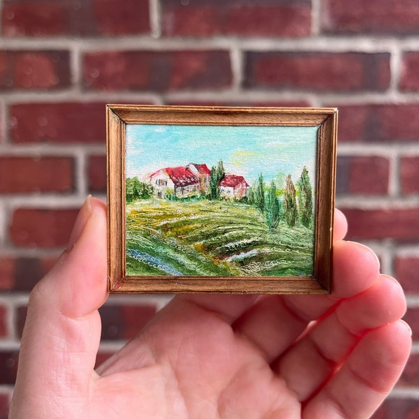Dollhouse Painting Etsy