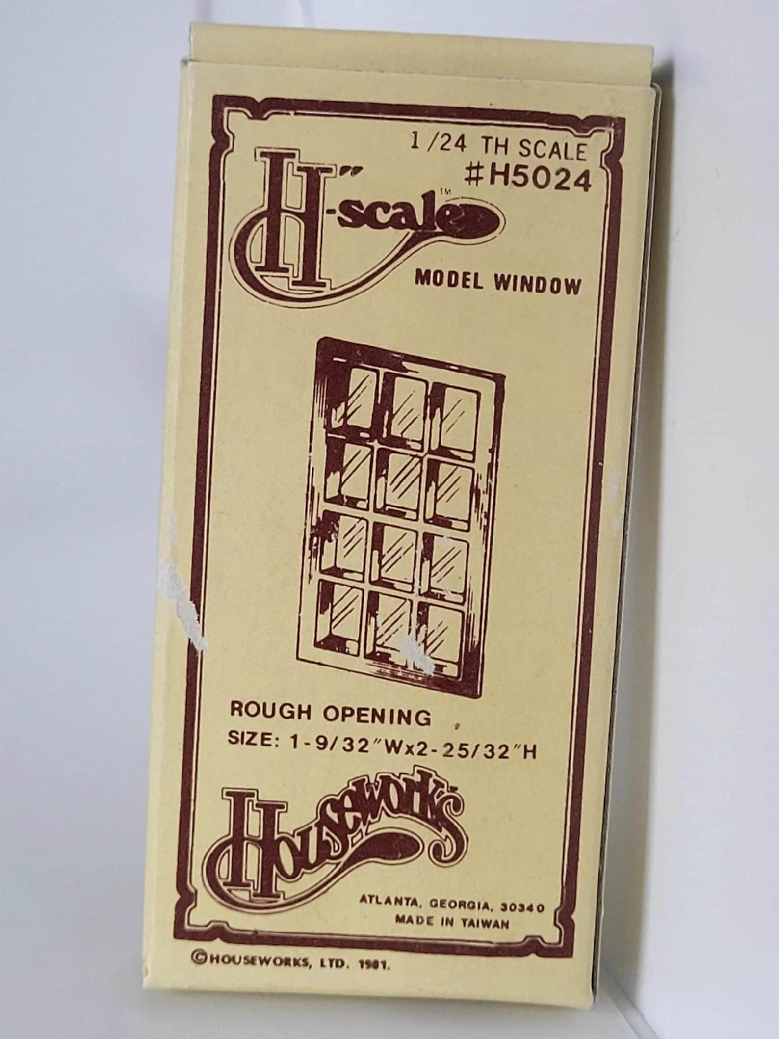 Dollhouse Miniature ~ 1:24 Scale, Model Window by Houseworks - Etsy