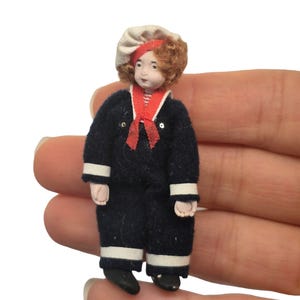 Dollhouse Miniature ~ Maureen Thomas Handmade Sailor Figurine